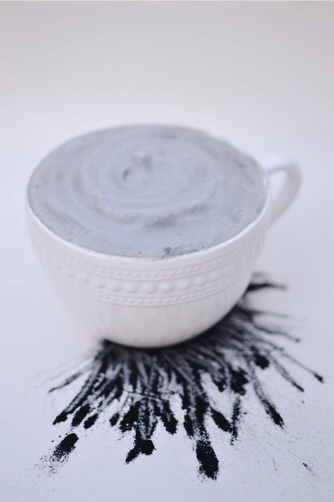 charcoal latte